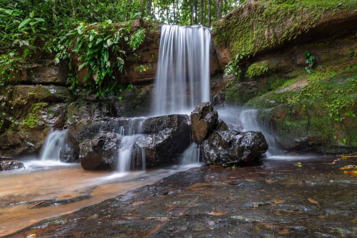 Seychelles waterfall trail