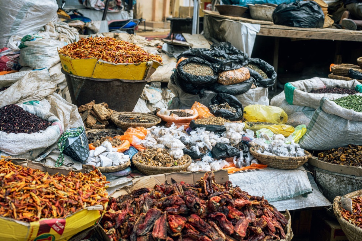 Seychelles Creole Market Stall