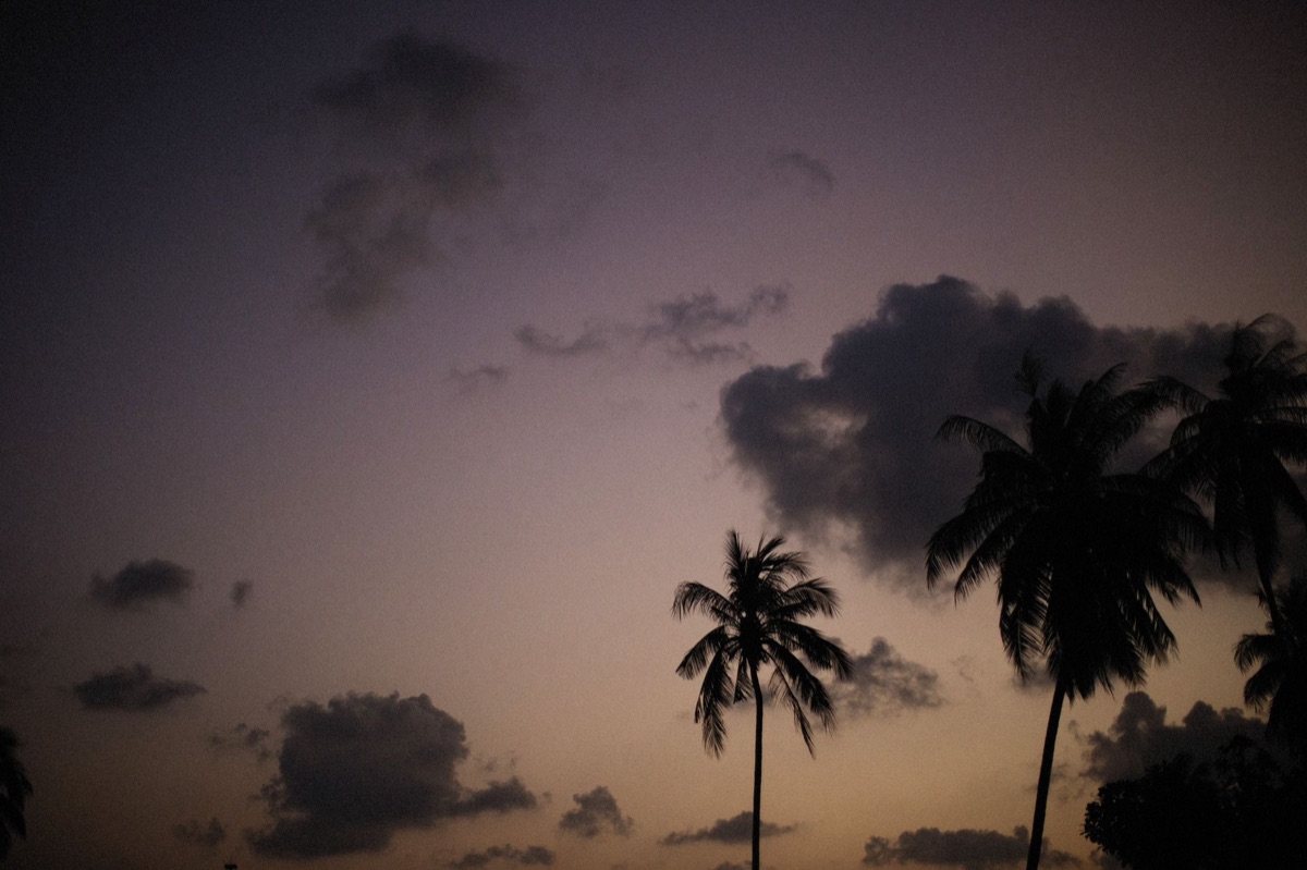 Sonnenuntergang auf Mahé Insel