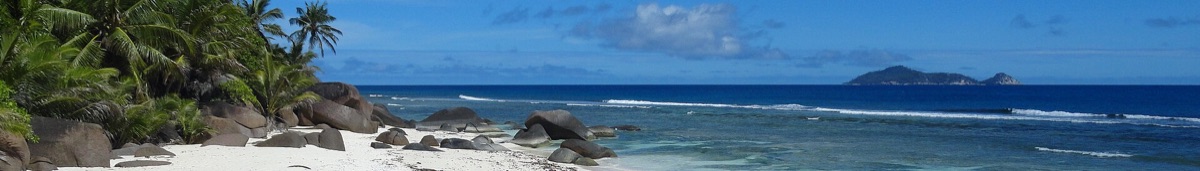 Barco en Seychelles