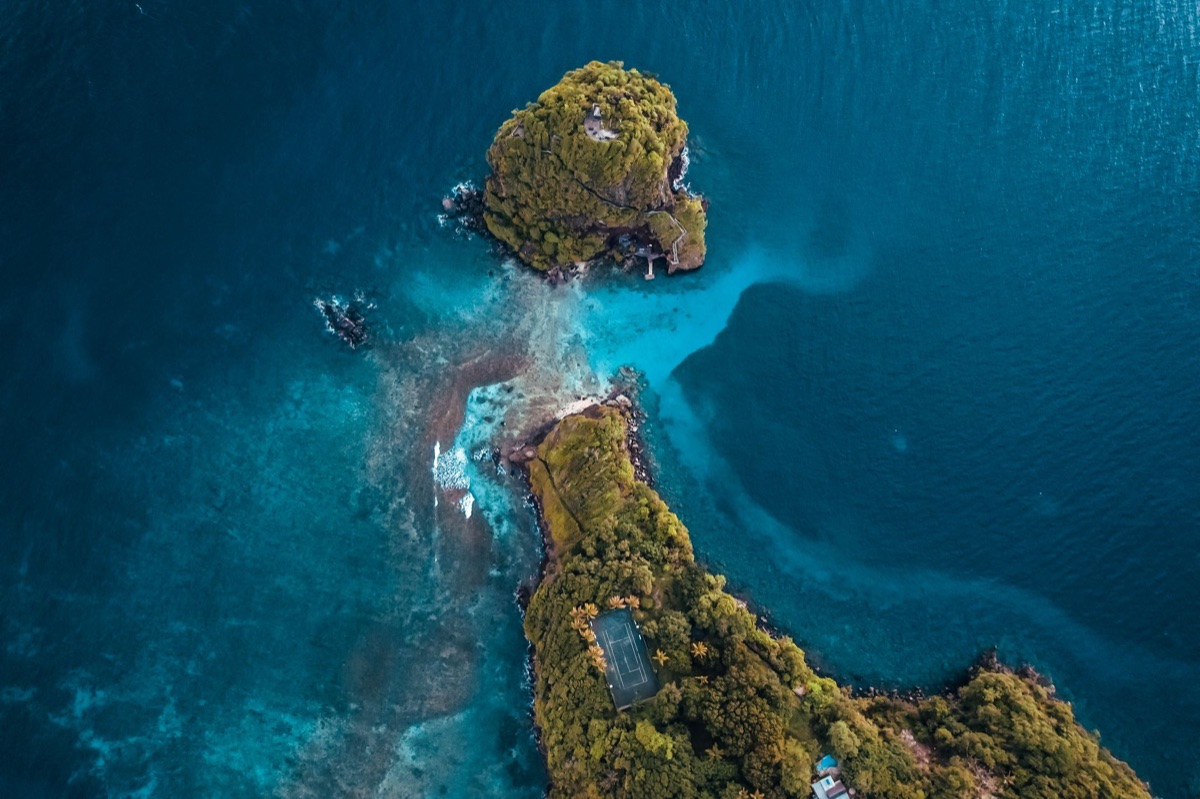 Comoro islands in Indian Ocean